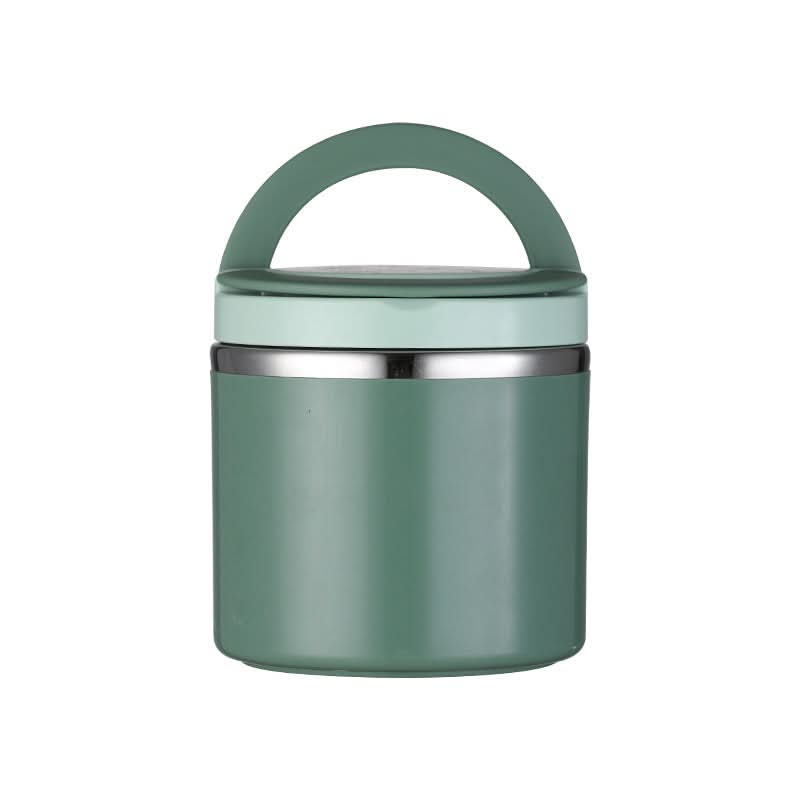 Insulated Stainless Steel Round Lunch Box – Thermal Food Container for Adults