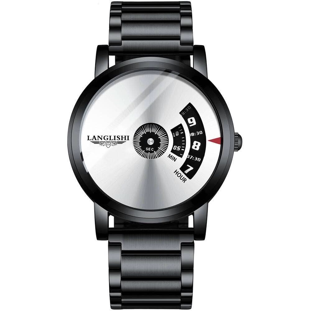 Ultra-Thin Men’s Quartz Watch, Large Dial