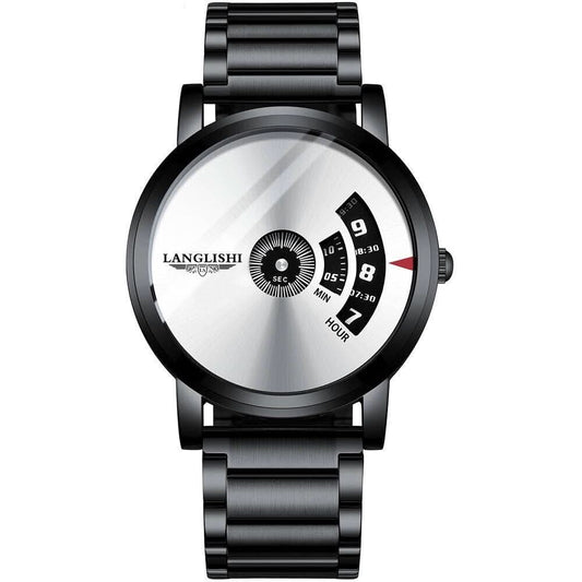 Ultra-Thin Men’s Quartz Watch, Large Dial