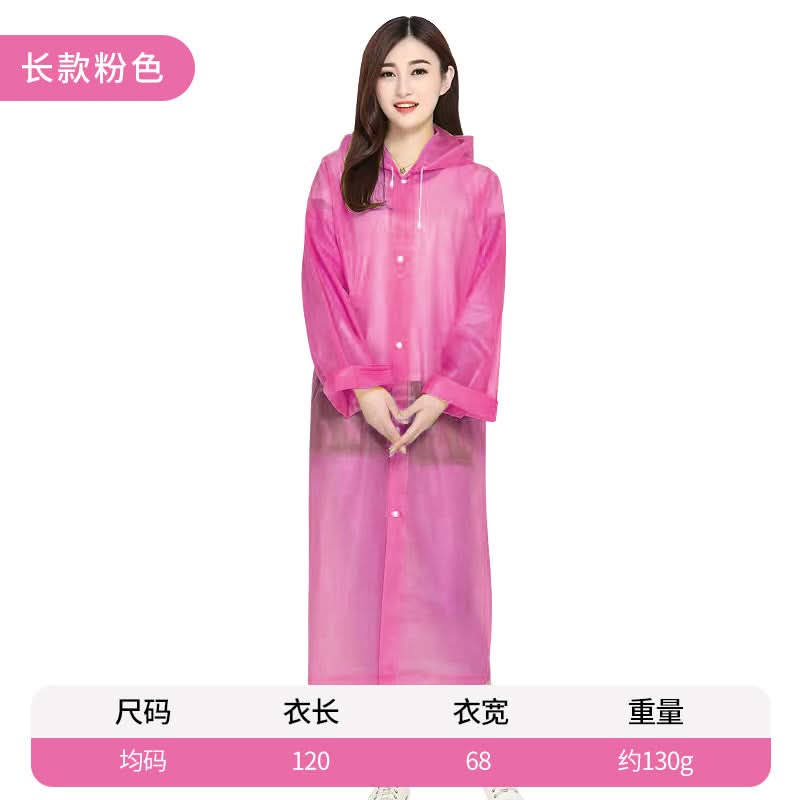 Reusable Full-Body Raincoat for Women & Kids – Lightweight, Waterproof