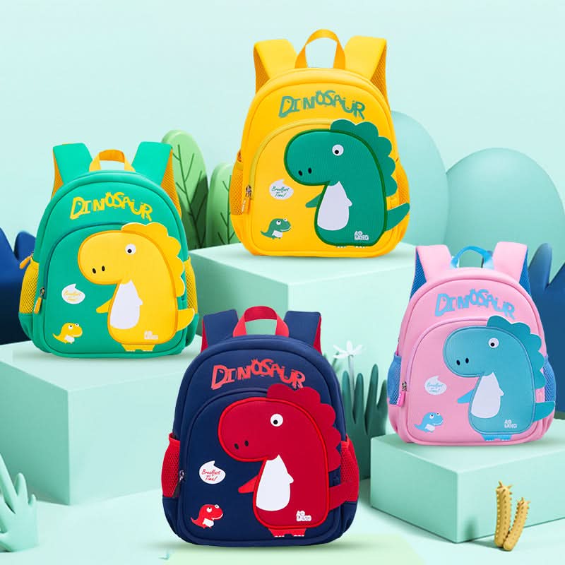 Cute Dinosaur Cartoon School Bag for Kids – Mini Backpack for Boys & Girls