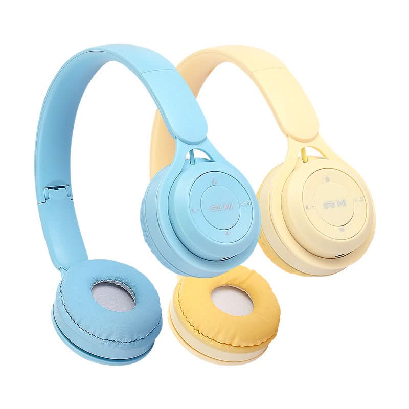Macaron Y-08 Wireless Bluetooth Headset - Foldable, Heavy Bass
