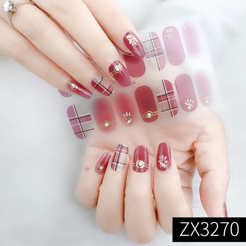 3D Star Diamond Nail Stickers Set