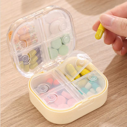 Portable 8-Compartment Travel Pill Box – Moisture-Proof