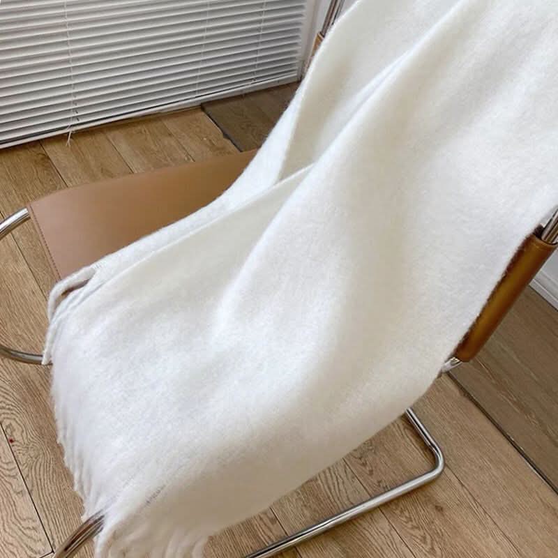 Women's Mohair Winter Scarf – Thick Warm Shawl