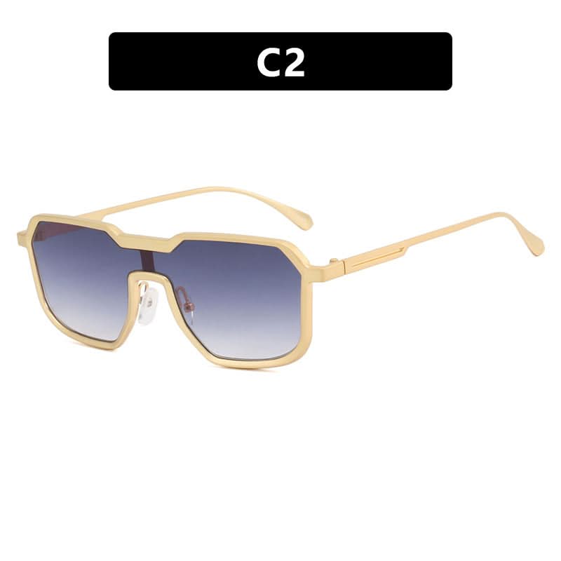 Men's Metal Square Sunglasses for Driving