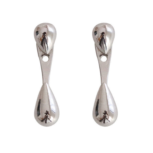 Korean Teardrop Earrings for Women – Simple Smooth Design