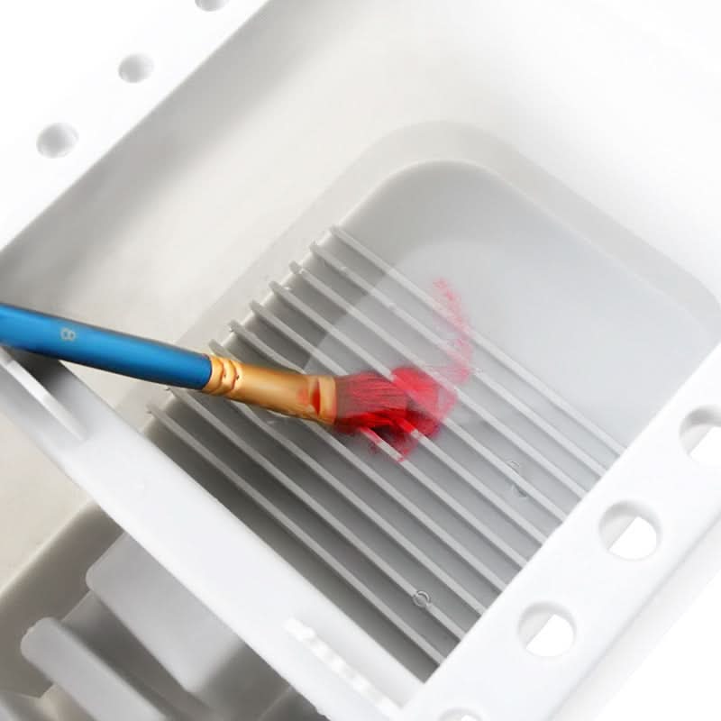 3-in-1 Paint Brush Cleaning Bucket Set – Multi-Purpose Palette