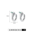 Unisex Titanium Steel Snake Earrings – Hip-Hop Cobra Design
