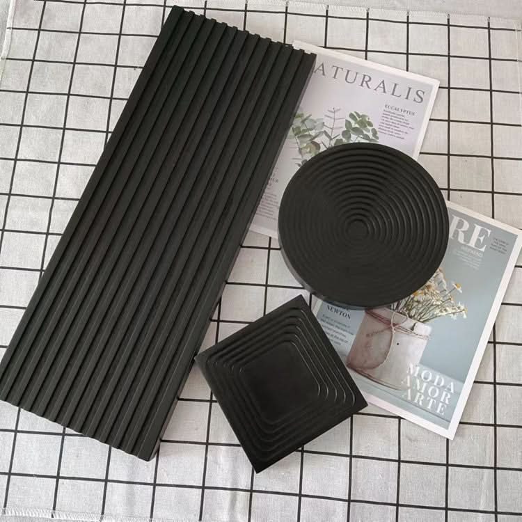 Japanese Style Water Ripple Wooden Tray - Aromatherapy & Storage
