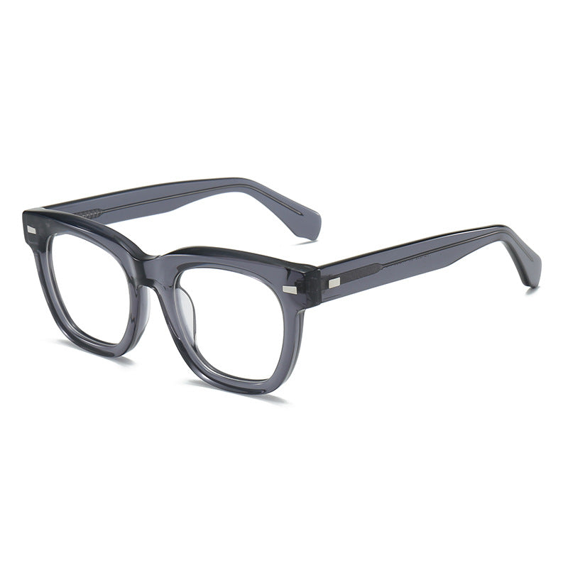 Retro Flat Eyewear for Men & Women, Big Face Fit, Myopia-Ready