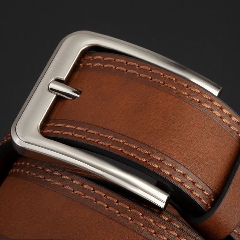 Men’s Classic Leather Belt – Adjustable 110-125cm
