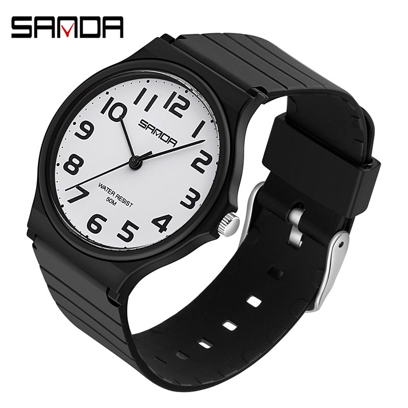 Sanda Women’s Casual Quartz Watch – Waterproof Analog Fashion Watch for Students