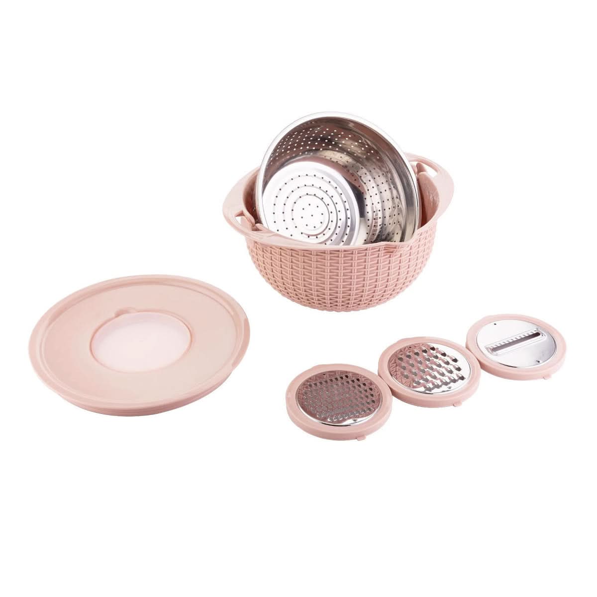 Multifunctional Stainless Steel Drain Basket – Double-Layer Kitchen Supply
