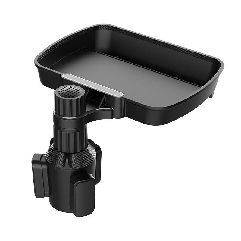 Car Tray and Phone Holder – Multifunctional In-Car Food, Cup Storage Plate, 3kg Capacity