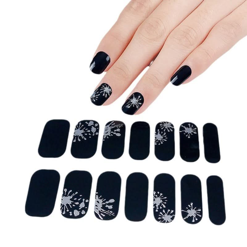 Waterproof 3D Gel Nail Stickers - Durable