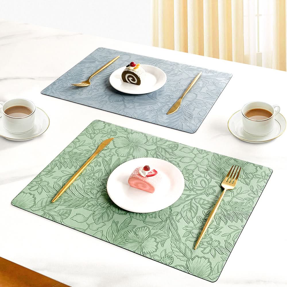 Double-Sided Leather Non-Slip Dining Mat