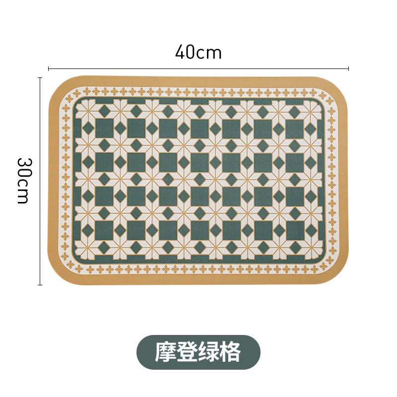 Water-Absorbent Heat-Insulating Nordic Table Mats