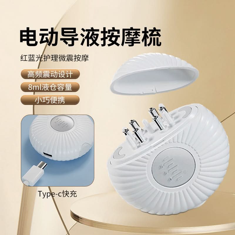 Electric Scalp Massage Comb with Red Light Therapy