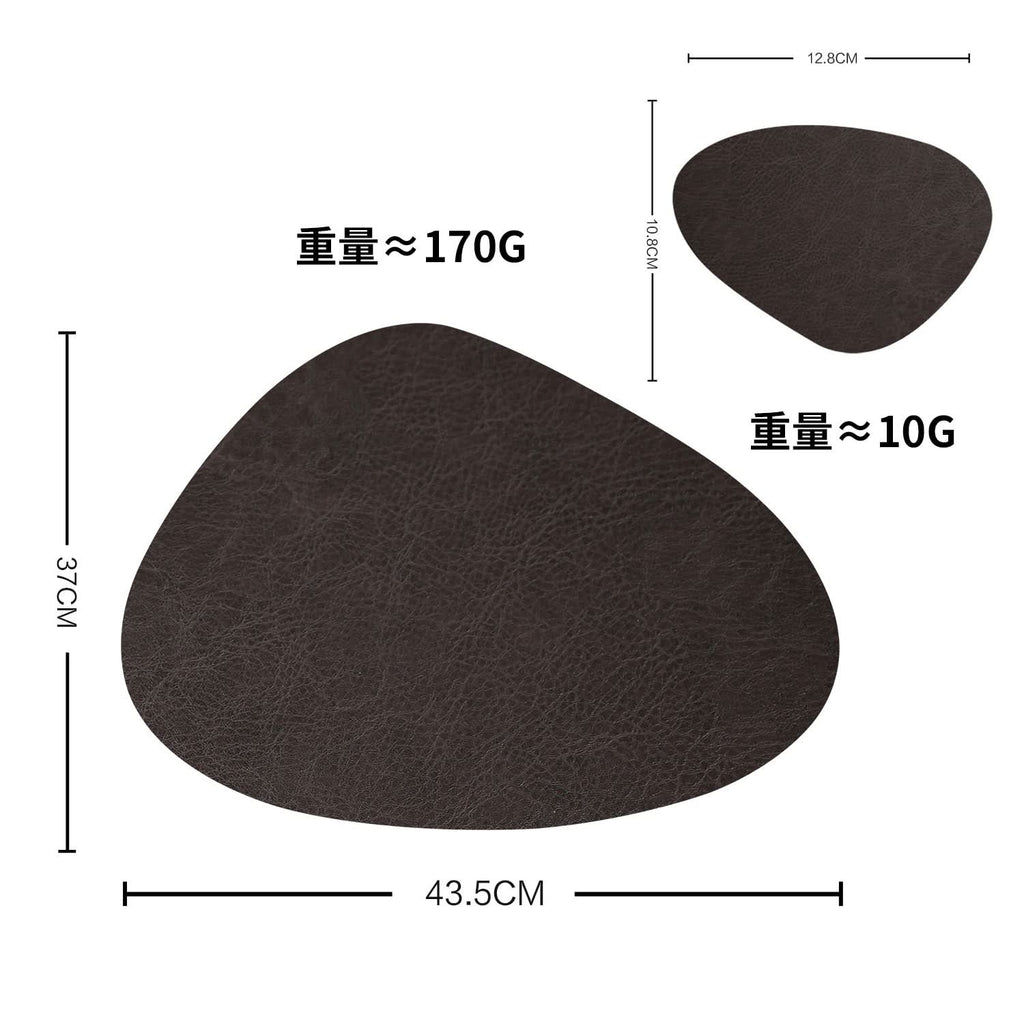 Waterproof PVC Leather Placemats - Luxury Design