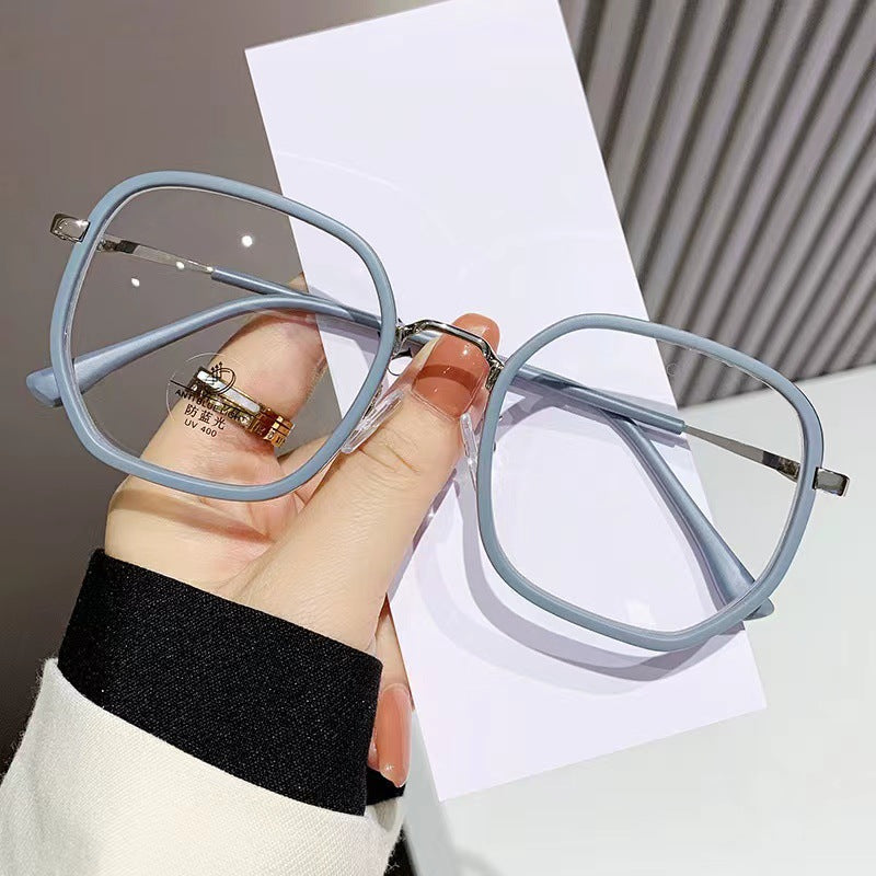 Women’s Elegant TR90 Anti-Blue Light Glasses – Full Frame Eyewear for Big Faces