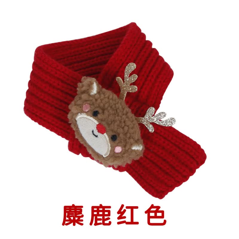 Pet Christmas Scarf & Hat Set for Cats and Dogs
