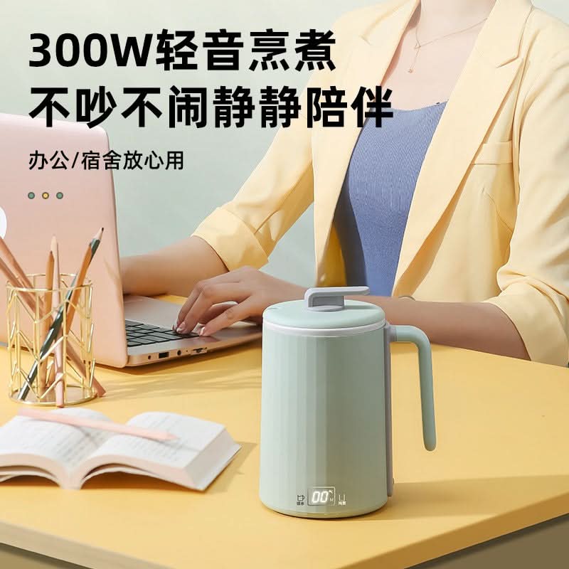 Mini Electric Heating Cup – Low Power, Auto Shut-Off (450ml)