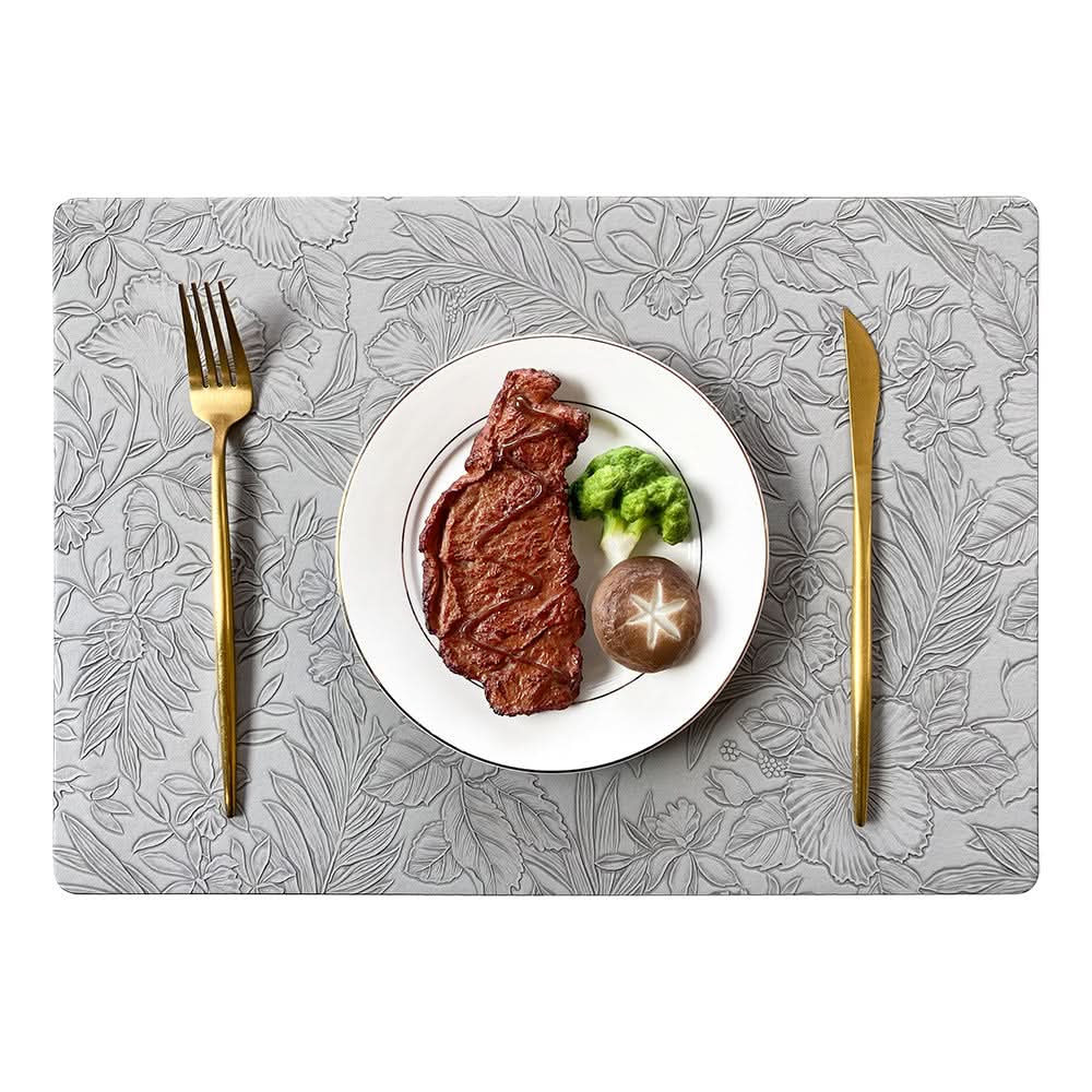 Double-Sided Leather Non-Slip Dining Mat