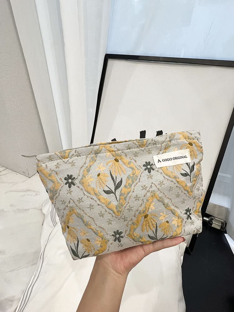 Cosmetic Bag – Floral Travel Toiletry Organizer for Women