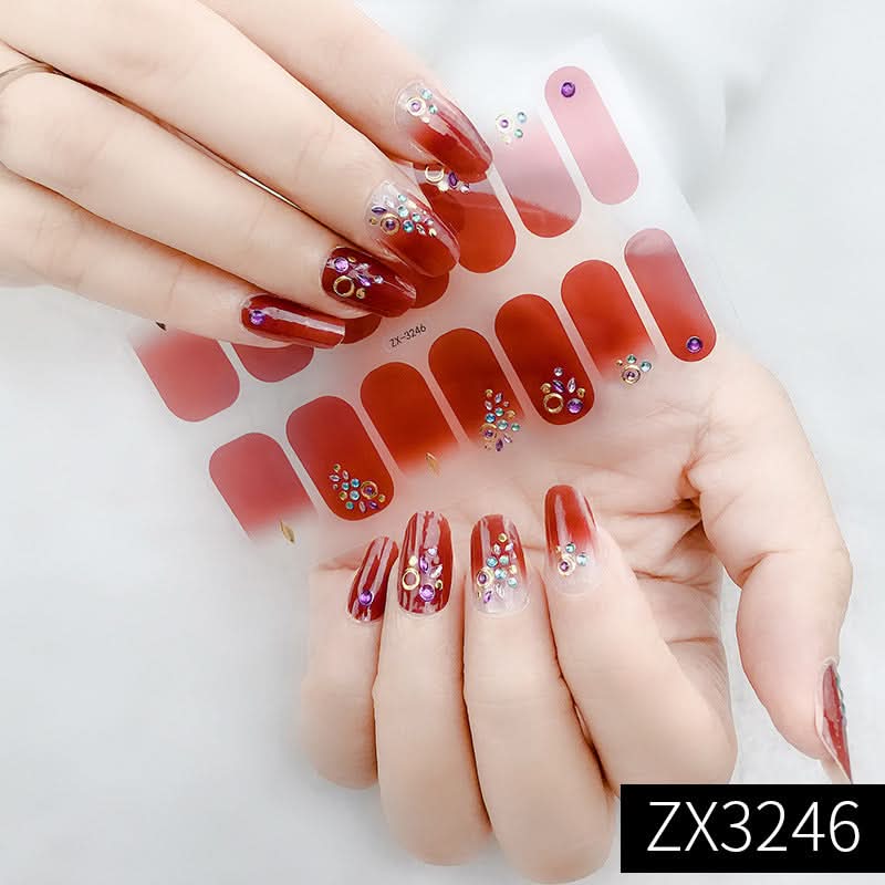 3D Star Diamond Nail Stickers Set