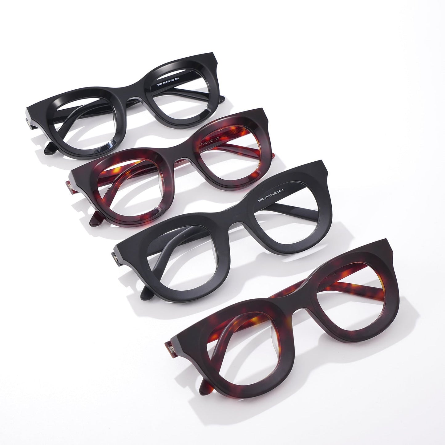 European INS Style Unisex Fashion Eyewear, Niche Trend Design