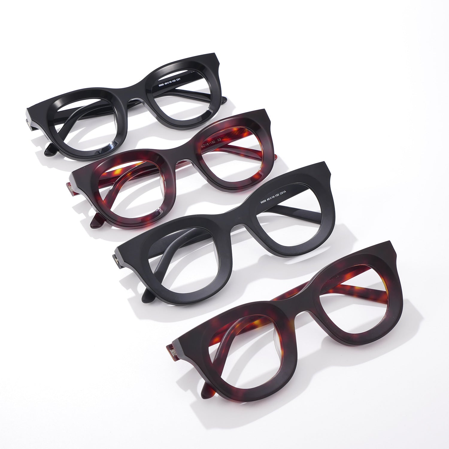 European INS Style Unisex Fashion Eyewear, Niche Trend Design