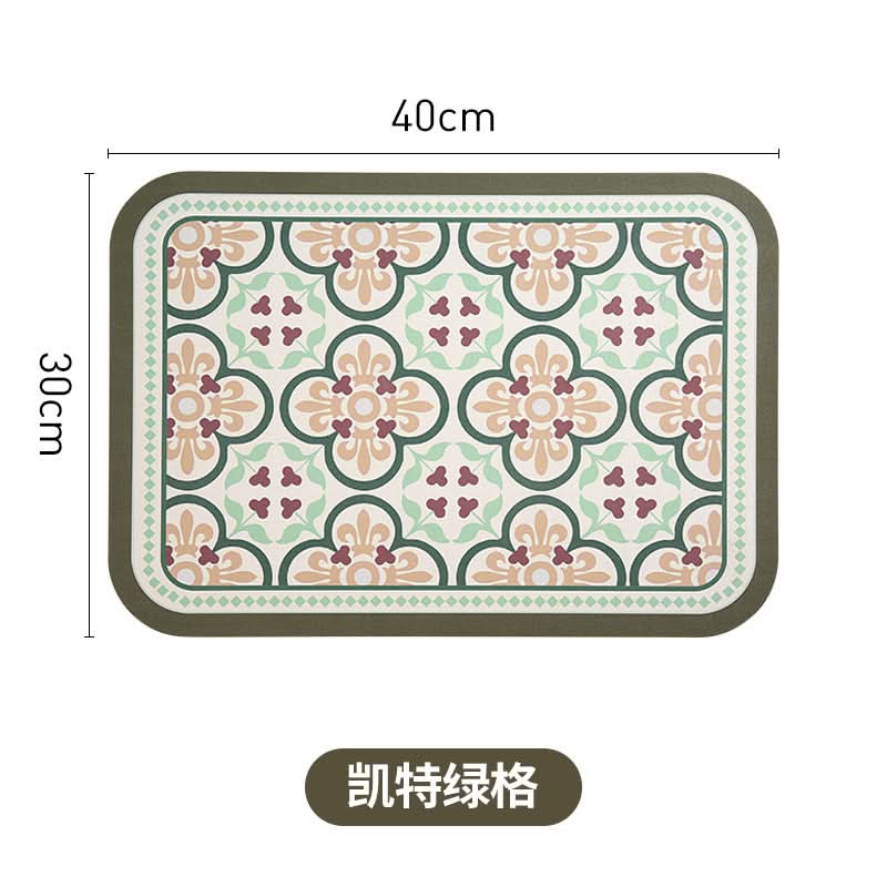 Water-Absorbent Heat-Insulating Nordic Table Mats