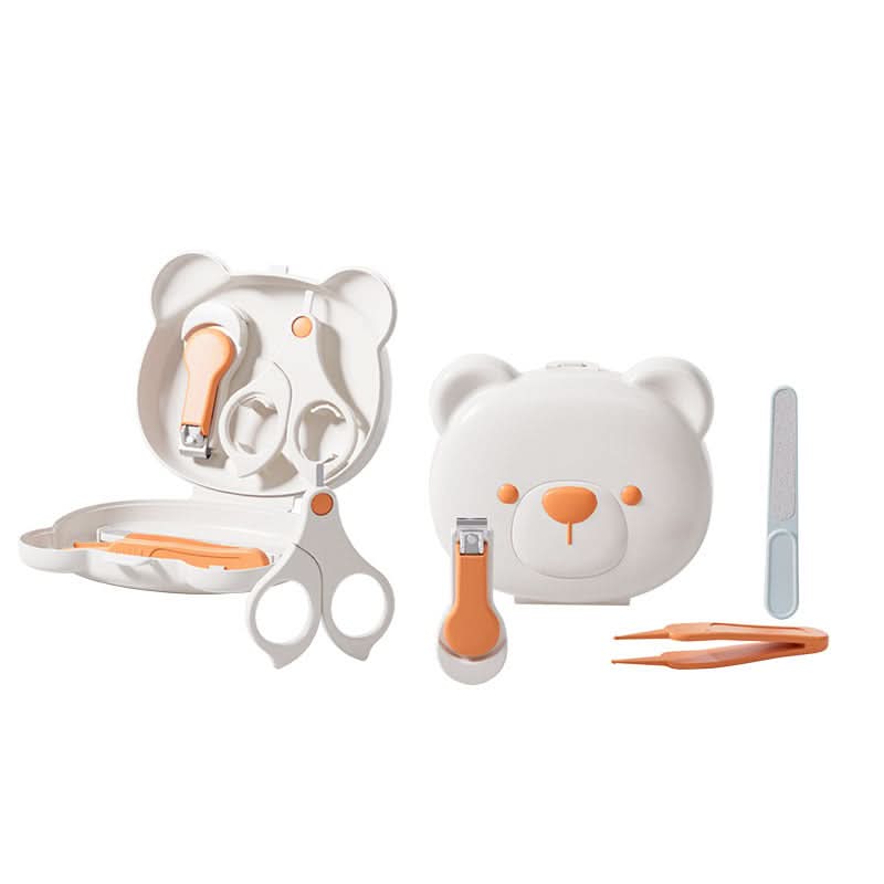 Baby Nail Clippers Set – Safe Infant Nail Care Kit with Scissors & File (4-piece pack)