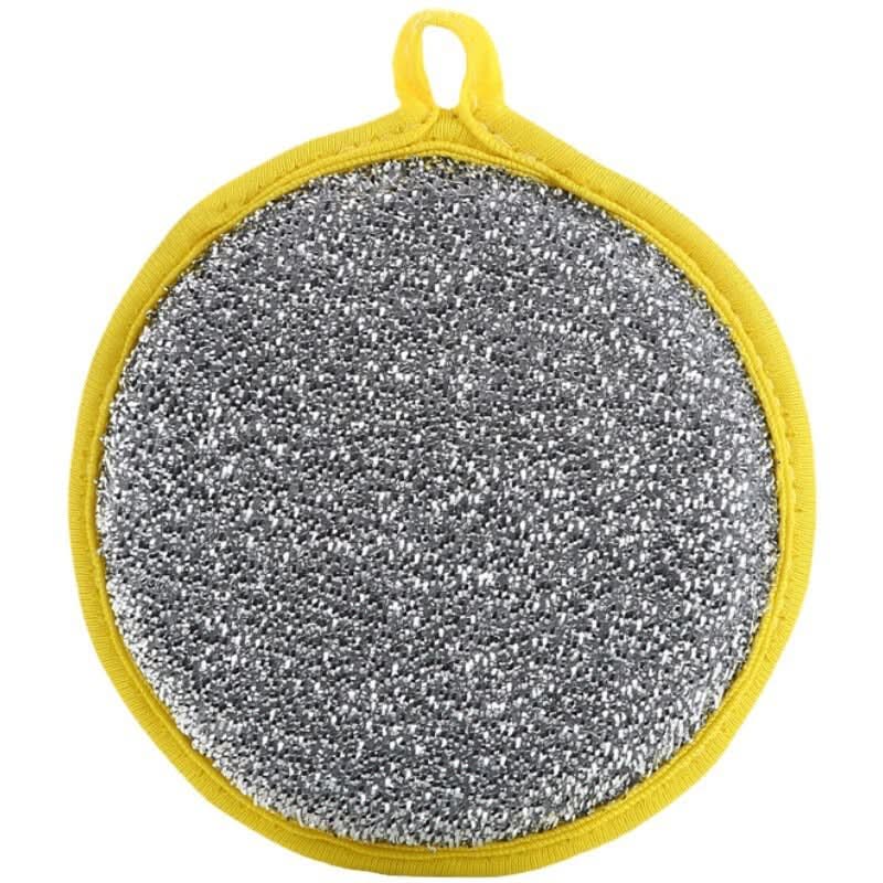 Double-Sided Kitchen Dishwashing Sponge – Heavy-Duty Scrubber Pad for Pots & Pans