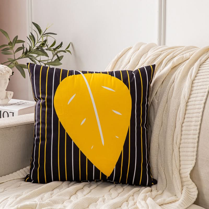 Double-Sided Short Plush Geometric Pillow Covers (Set of 2)