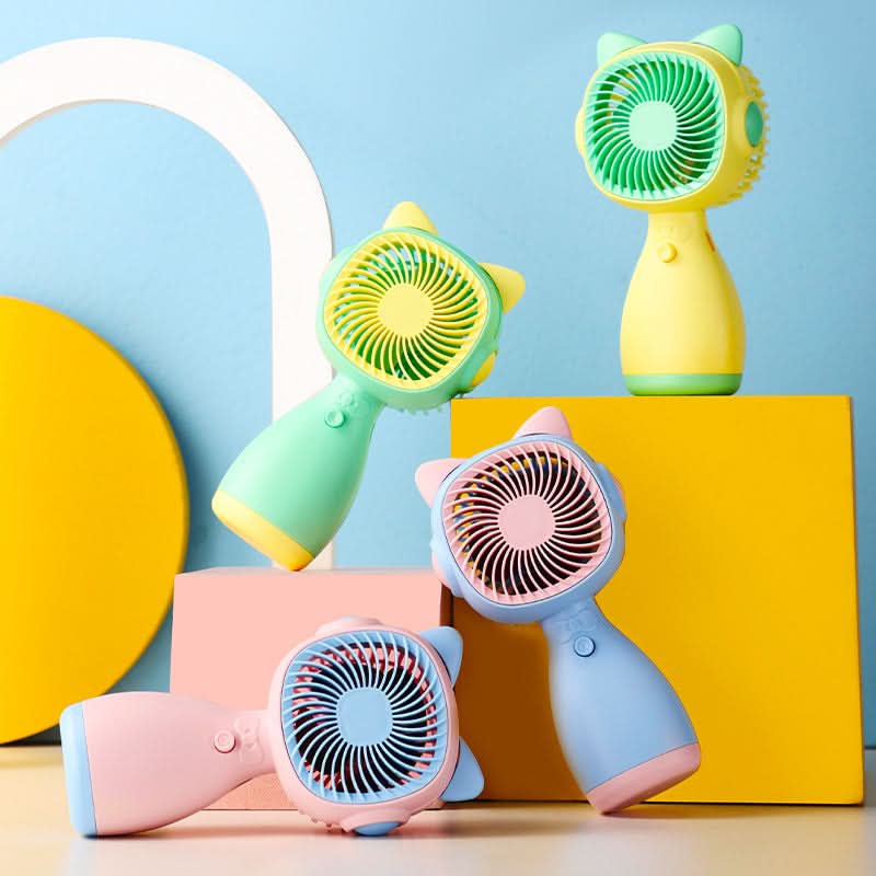 Mini USB Rechargeable Handheld Fan – Portable Desktop Cooling Gadget