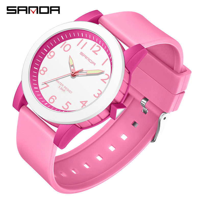 Sanda Waterproof Digital Quartz Watch – Unisex Shockproof Outdoor Kids Sports Watch