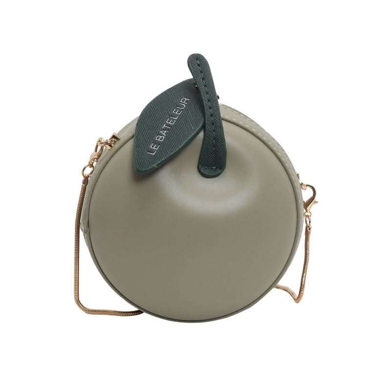 Apple-Shaped Small Chain Shoulder Bag