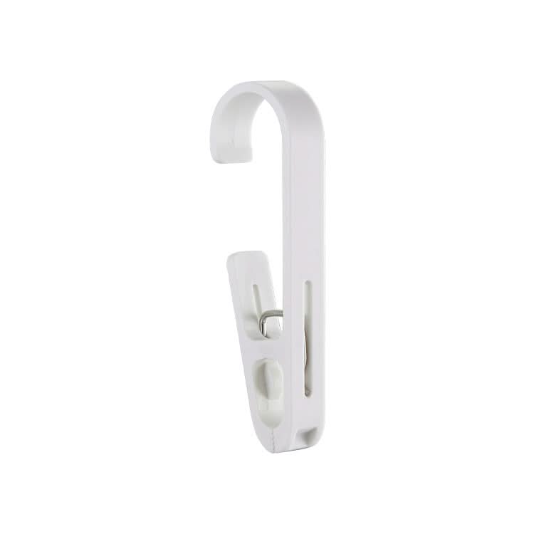 Pack of 6 Modern Rotating Clip Hooks for Bathroom & Balcony
