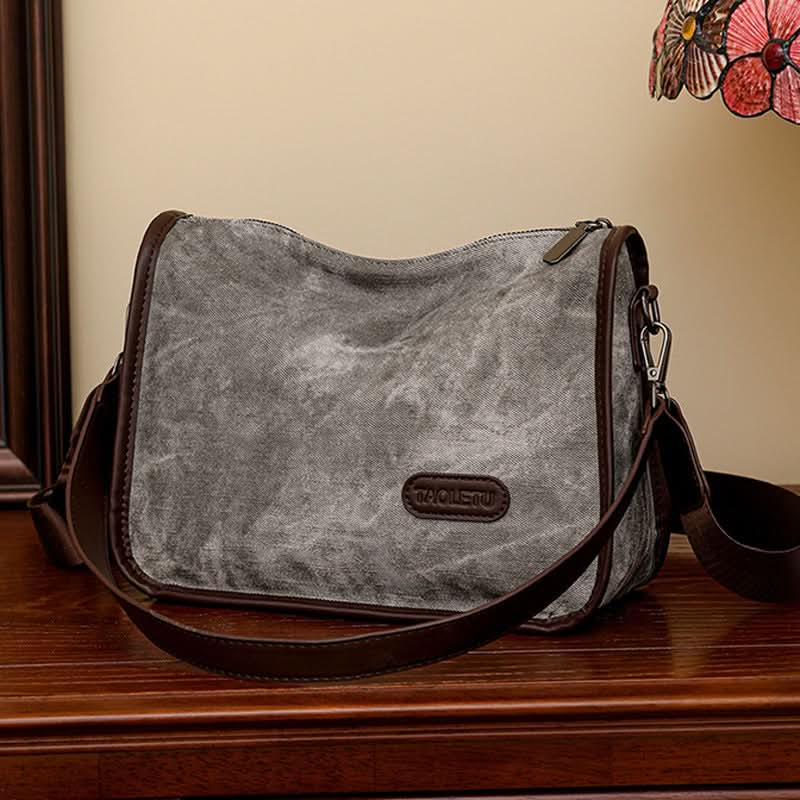 Women's Retro Contrast Color Dumpling Bag – Large-Capacity Shoulder bag
