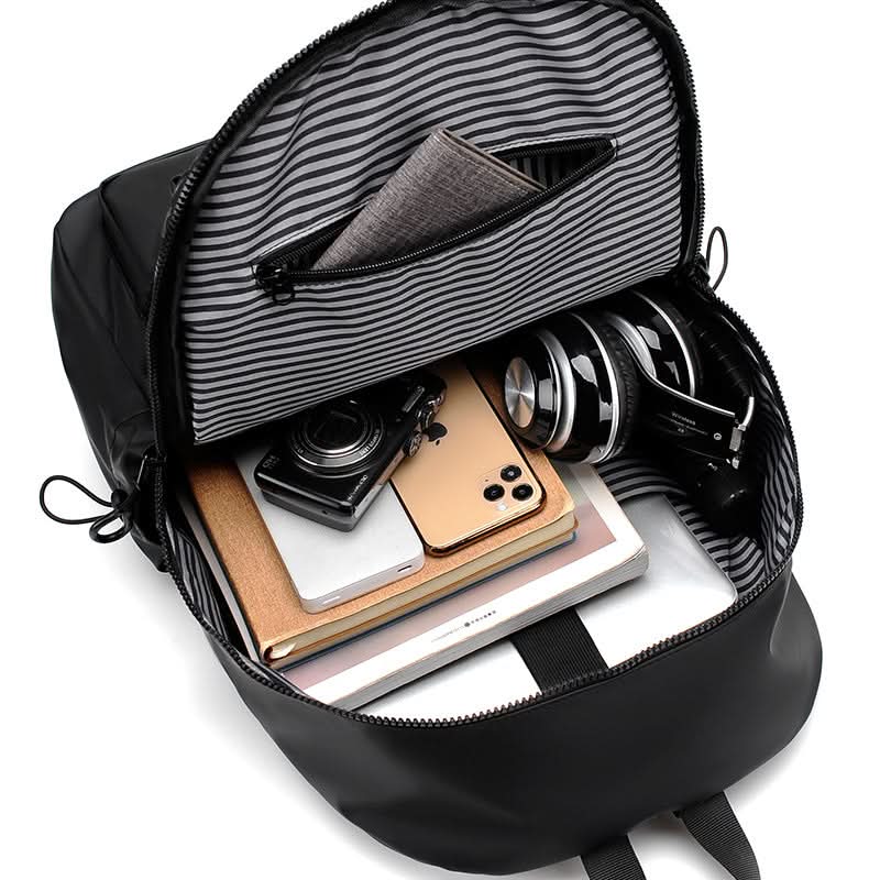 Men’s Large-Capacity Travel Laptop Backpack – Waterproof Oxford School Bag