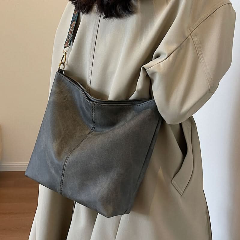 Women's Stylish Shoulder Bag with Zipper Closure Tote Bag for Work & Travel
