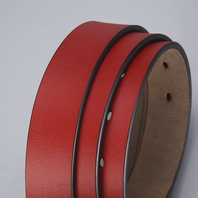 Women's Leather Belt with C Buckle