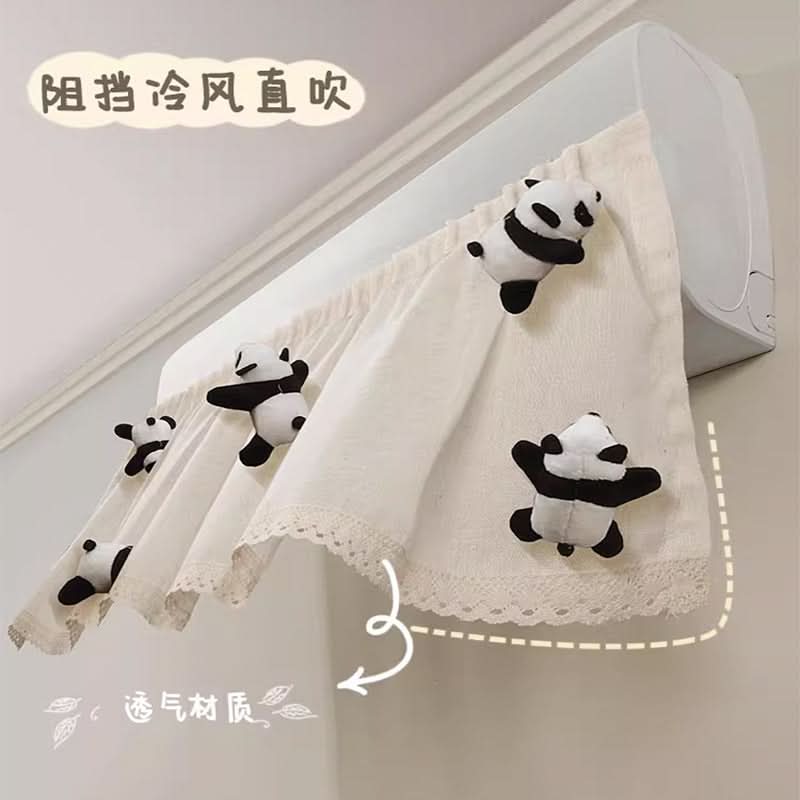 Air Conditioner Wind Shield – Summer Breeze Deflector & Dust Curtain for Cribs