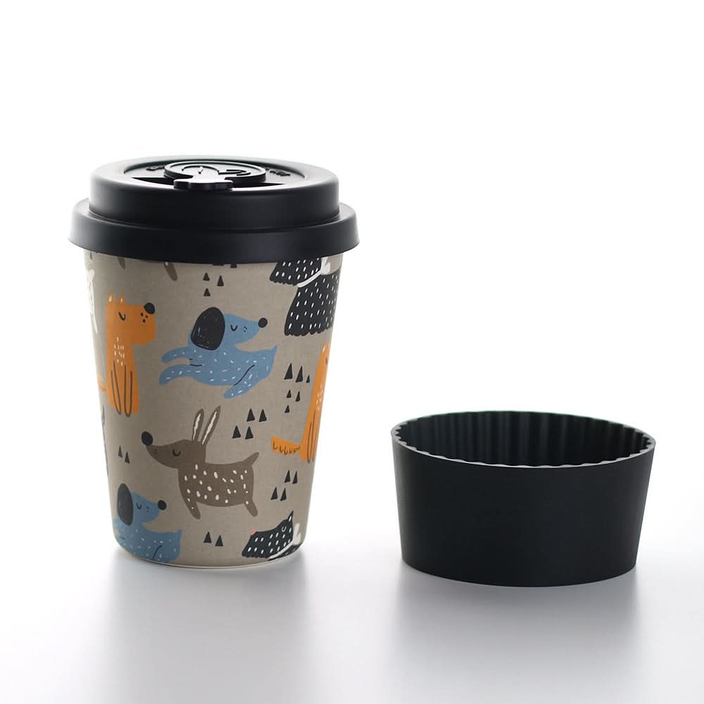 Coffee Cup with Lid – Eco-Friendly Travel Mug for Outdoor Use (350ml)