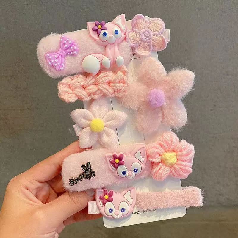 Cute Plush Duckbill Hairpins for Kids