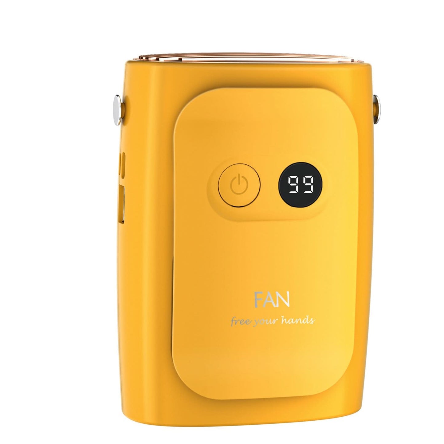 8000mAh Portable Waist & Neck Fan – Hands-Free Wearable Cooling