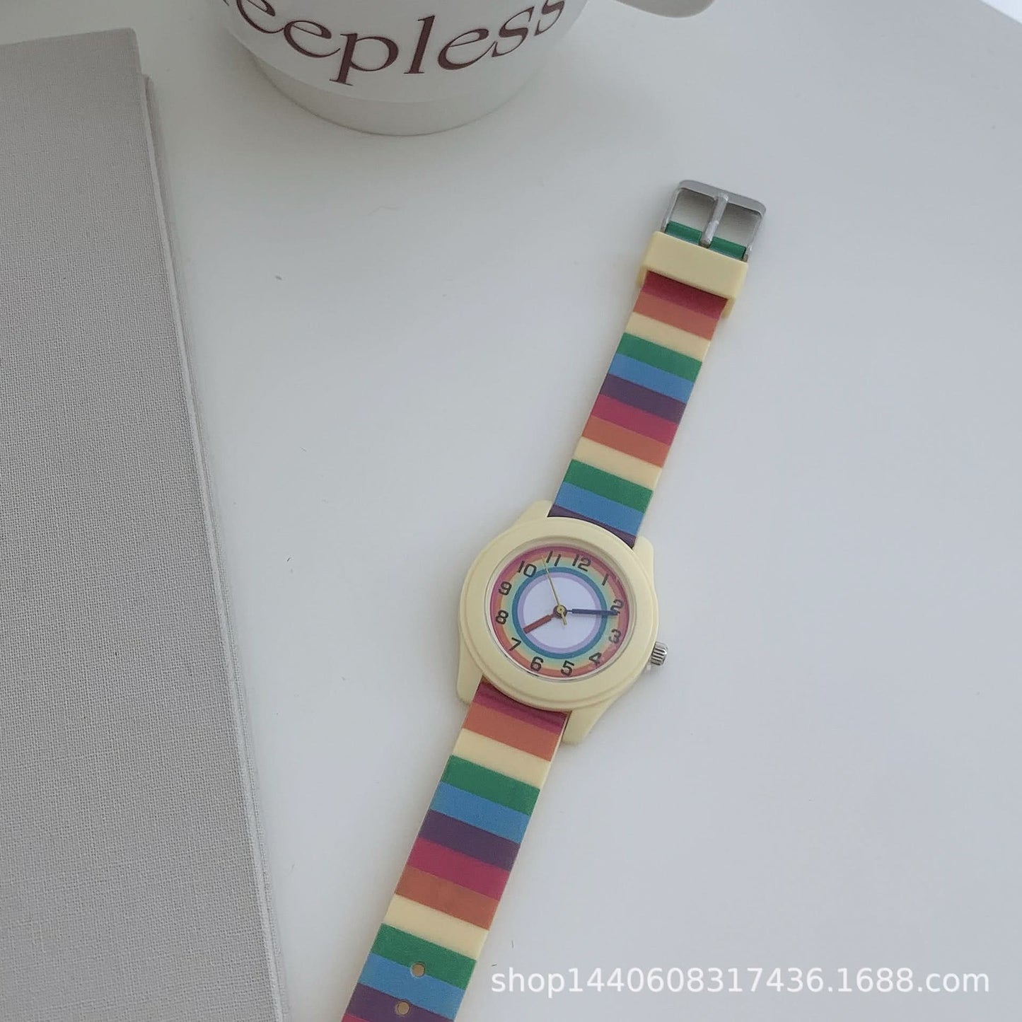 Cartoon Fashion Children's Quartz Watch – Cute Jelly Silicone, Fresh & Unisex