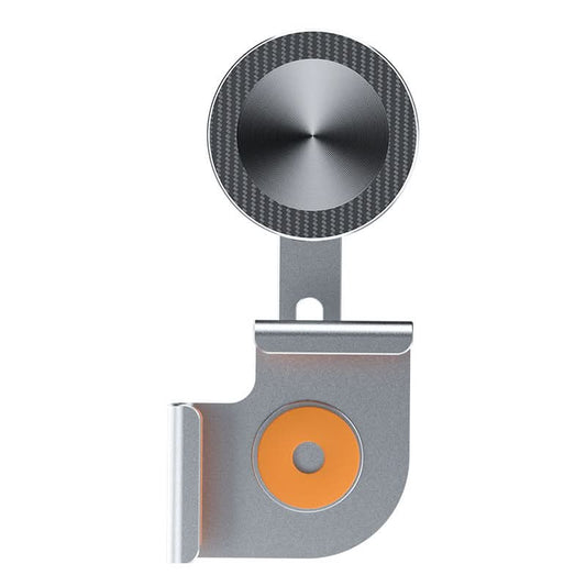 Magnetic Car Phone Holder – 360° Rotating, Silicone Base